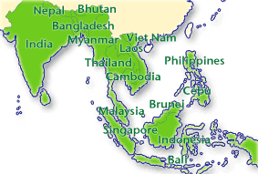 SouthEastAsia map